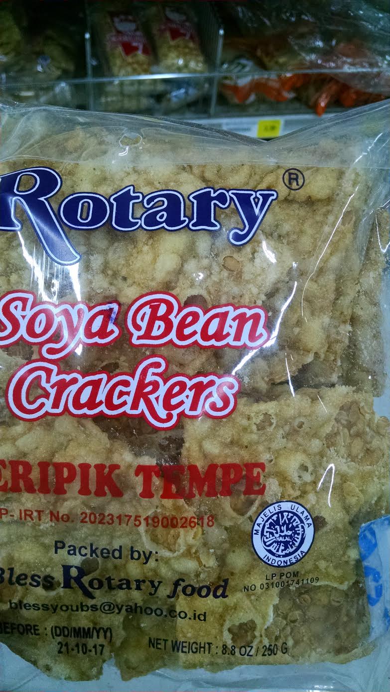Spicy Soya Bean Crackers (Kripik Tempe Pedas) 7oz