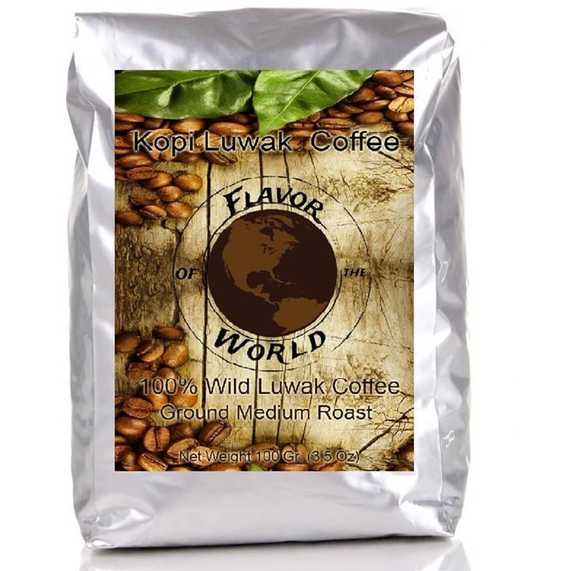 Kopi Luwak Coffee 100g (3.5oz) Wild Civet Direct From Indonesia (10