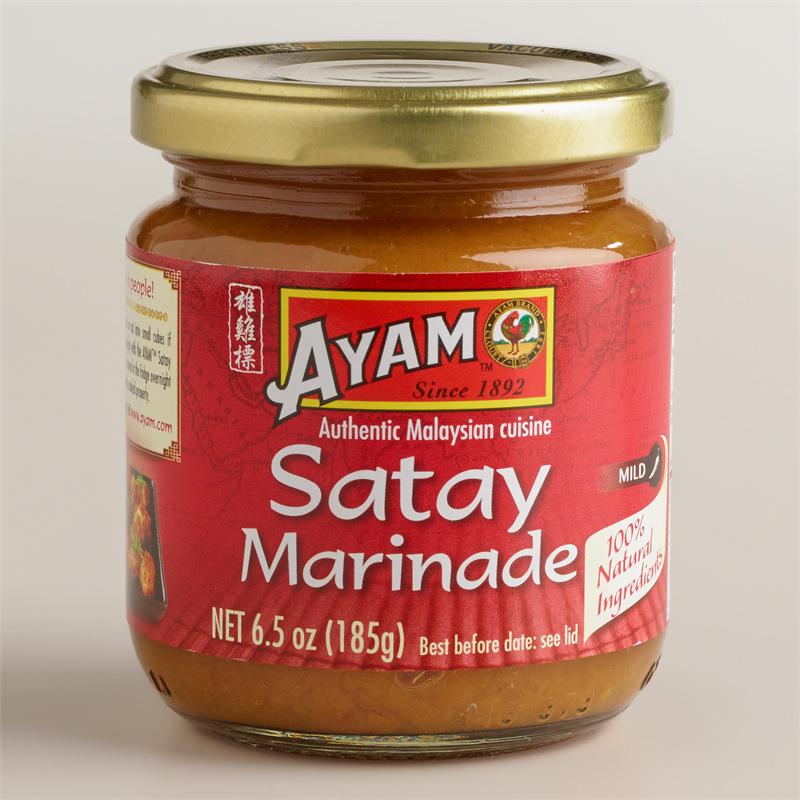 Satay Marinade Sauce by Ayam (6.5 Oz)