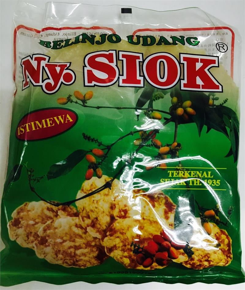 Belinjo Udang (Shrimp Melinjo Crackers) - 7oz by Ny. Siok
