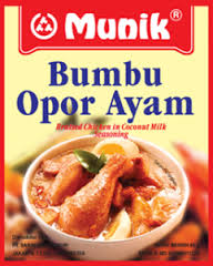 Bumbu Opor Ayam (Chicken Stew in Coconut Milk) 65 Gr. by Munik