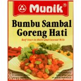 Bumbu Sambal Goreng ati (Fried Liver in Hot Sauce) 140 Gr. by Munik