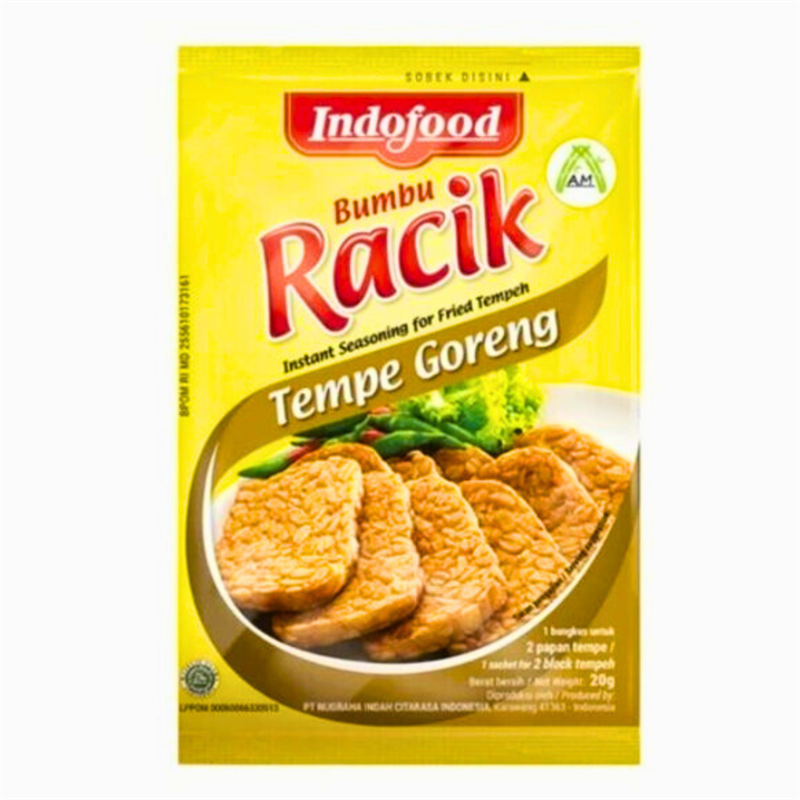 Bumbu Tempe (Seasoned Tempeh) 1.7 Oz. by Indofood Racik