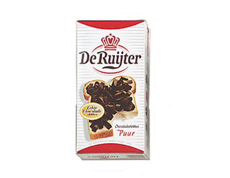 Dark Chocolate Flakes (Vlokken) 10 Oz. by De Ruijter