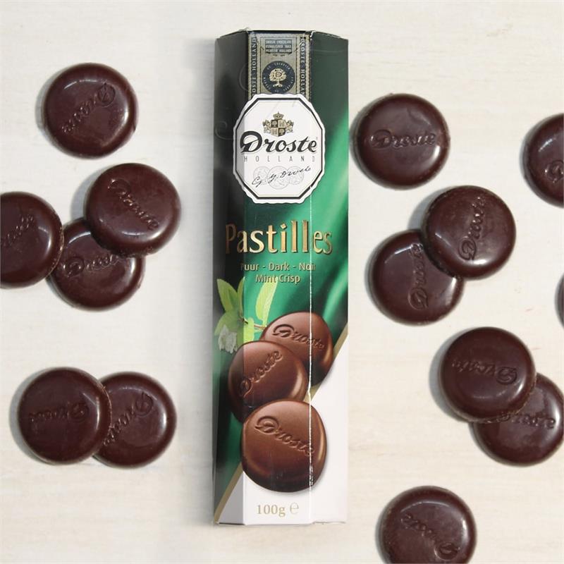 Dark Chocolate Mint Crisps 3.5 oz by Droste