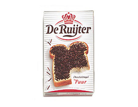 De Ruijter Dark Chocolate Hail Sprinkles 14 Oz.