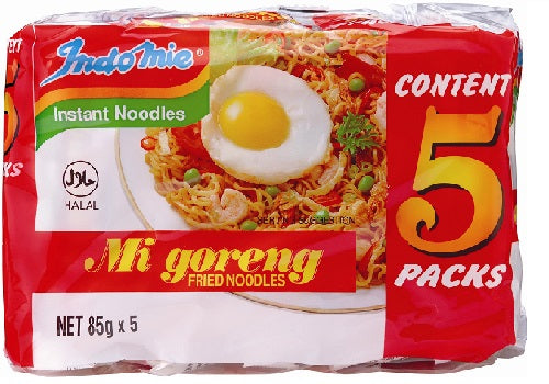 Fried Noodle (Mi Goreng Noodles) 2 Oz. by Indomie (Pack of 5)