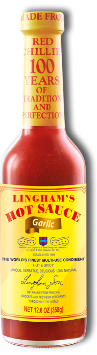 Garlic Hot Sauce 280 ml. by Lingham