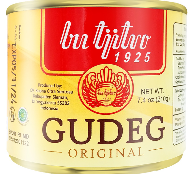 Gudeg 7.4 Oz. by Bu Tjitro