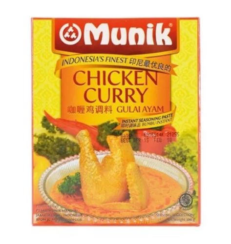 Gulai Ayam (Chicken in Curry Seasoning) 100 Gr. by Munik