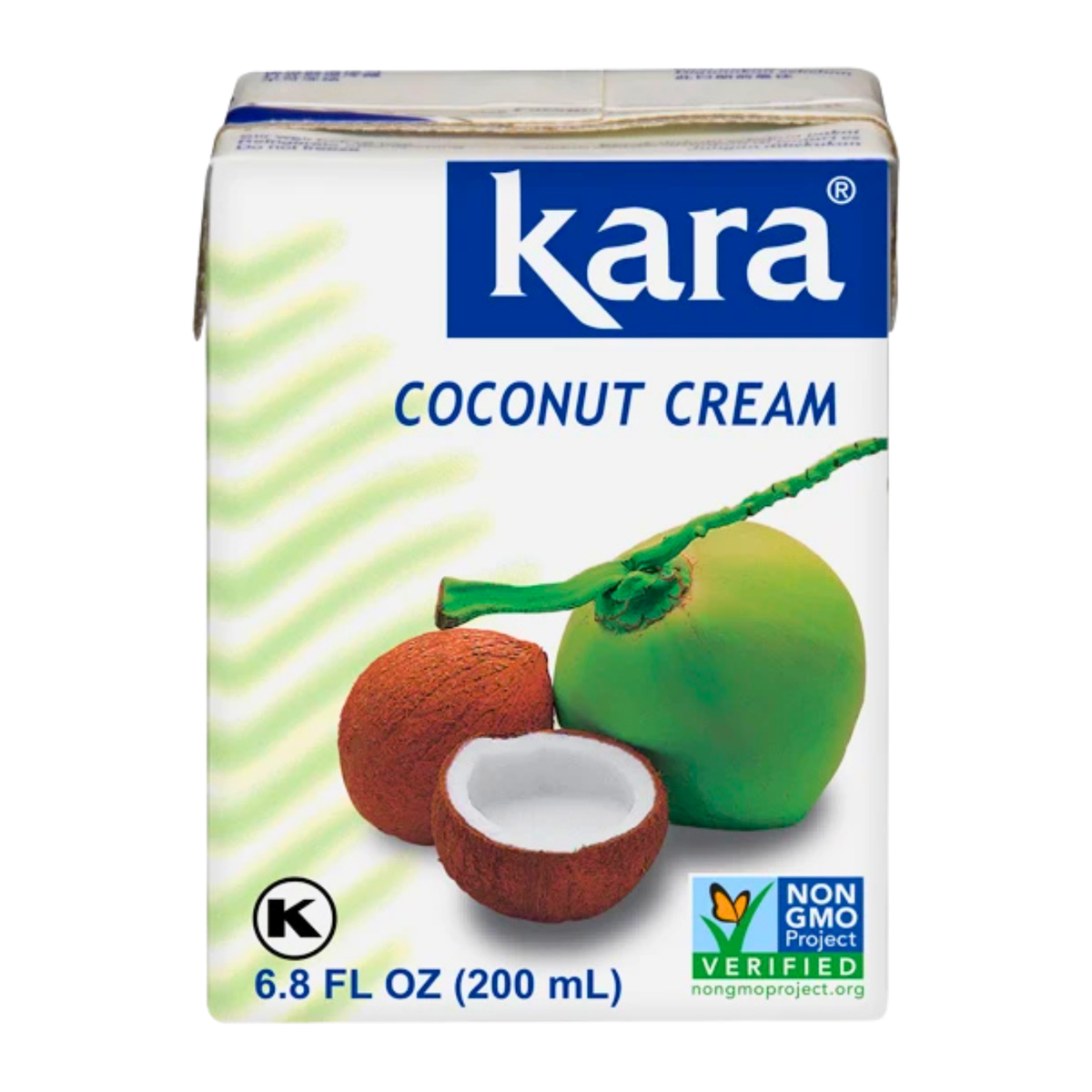 Natural Coconut Cream 200ml by Kara
