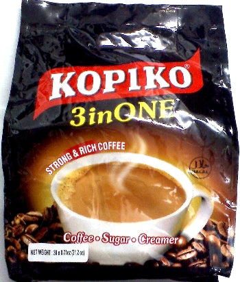 Kopiko Indonesian Coffee Instant 3 in 1 Coffee (30 packets)