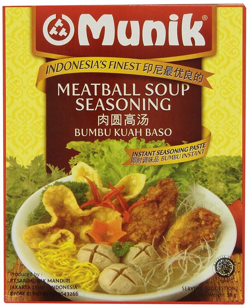 Kuah Bakso (Meatball Soup Seasoning) 58 Gr. by Munik