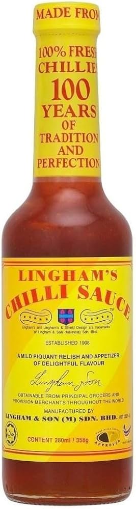 Lingham Hot Sauce Chili, Original, 280 ml. by Lingham's