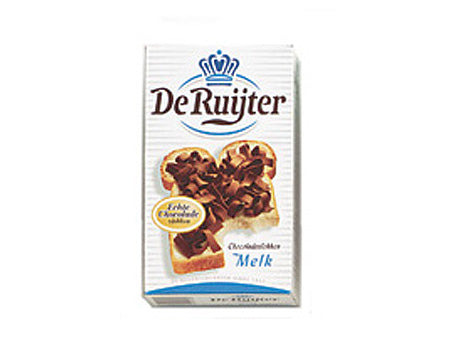 Milk Chocolate Flakes (Vlokken) 10 Oz. by De Ruijter