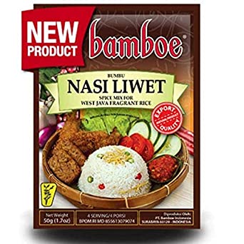 Nasi Liwet (West Javanese Fragrant Rice) 1.7 Oz by Bamboe