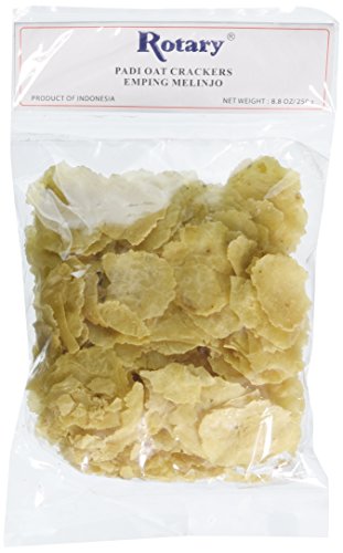 Padi Oats (Emping Melinjo) 8 Oz. by Rotary (Non-Fried)
