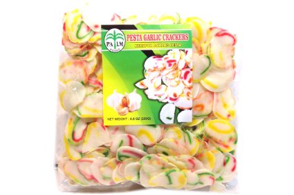 Pesta Krupuk Bawang (Raw Garlic Crackers) 8.8 oz by Palm