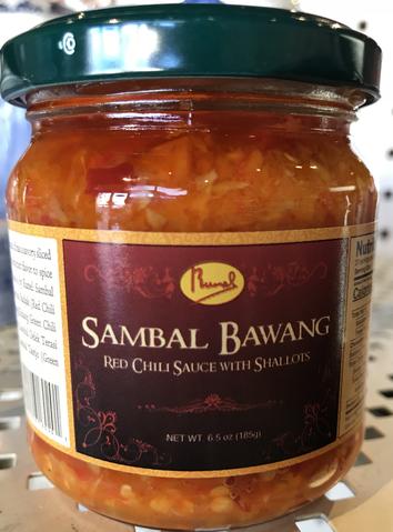 Sambal Bawang (Red Chili Sauce with Shallots) 6.7oz by Runel