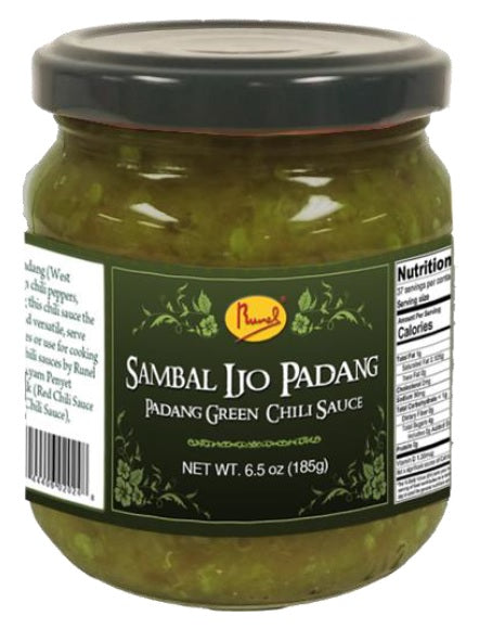 Sambal Ijo Padang (Green Chili Sauce) 6.7 oz by Runel