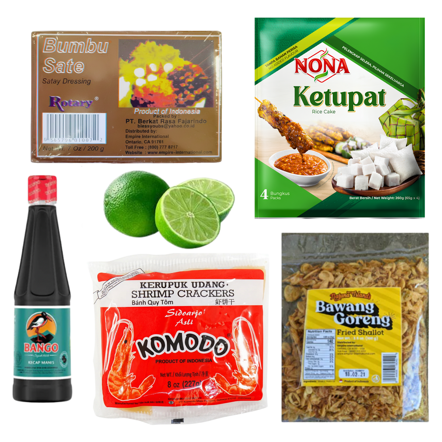 Satay (Sate) Package/Recipe Kit