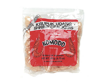 Shrimp Crackers (Mini/Small Size) Krupuk Udang 8 Oz. by Komodo