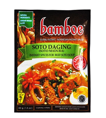 Soto Daging/Soto Madura (Meat Soup/Maduranese Beef Soup) 1.4 Oz. by Bamboe