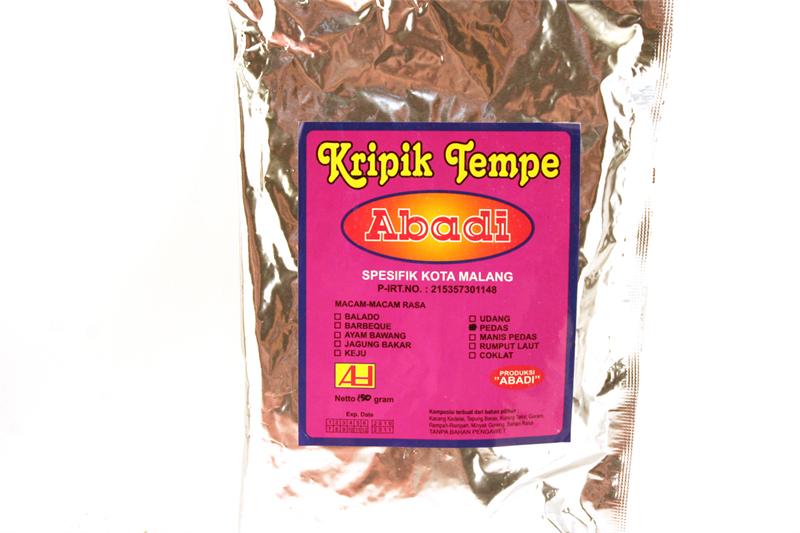 Soybean Crackers Hot (Kripik Tempe) 5 Oz. by Abadi