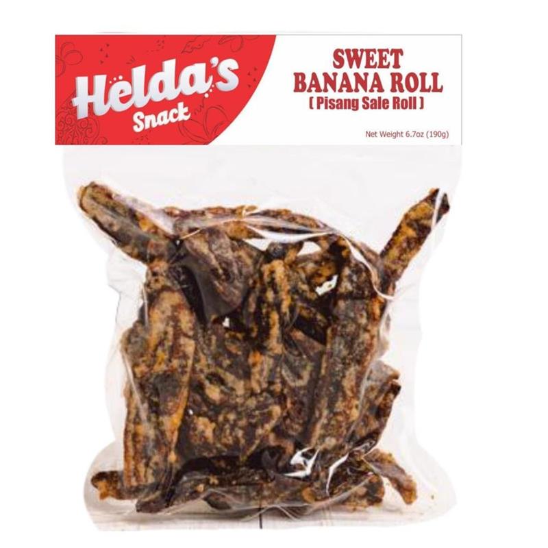 Sweet Banana Roll (Pisang Sale) 5.8 oz. by Helda’s