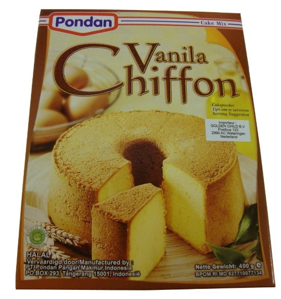 Vanilla Chiffon Cake Mix 400g by Pondan